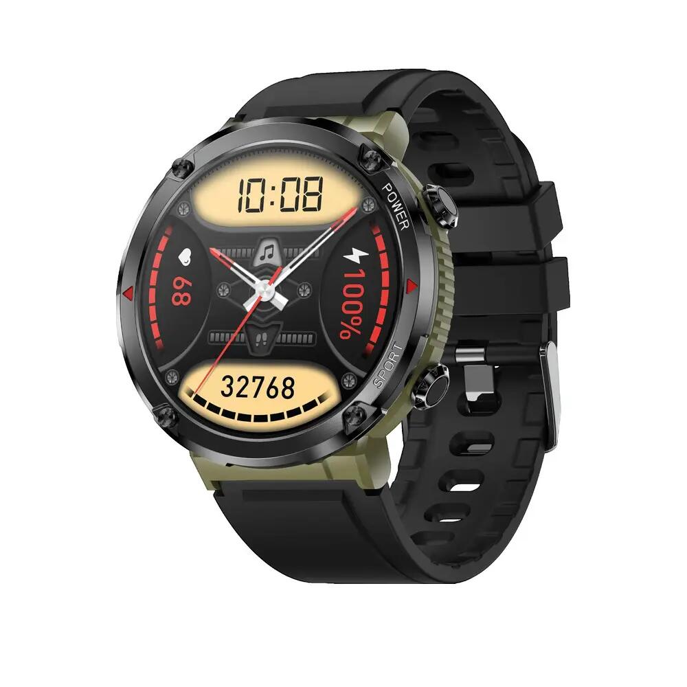 Montre connectée Gravity GT21-7 avec bracelet en silicone noir 3/3