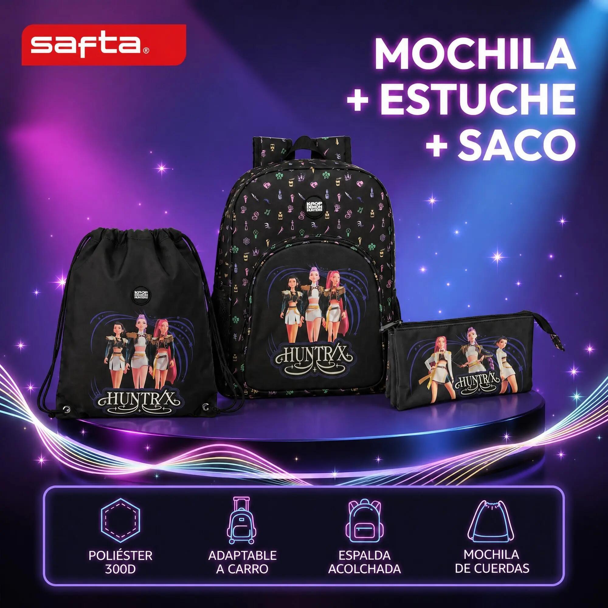 Set K-Pop Demon Hunters Sound: Zaino, Astuccio e Sacca Sport 3/6