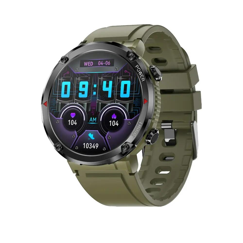 Montre connectée Gravity GT21-7 avec bracelet en silicone noir 2/3