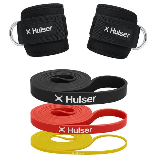 Ankle straps fitness met 3 weerstandsbanden 2–30 kg