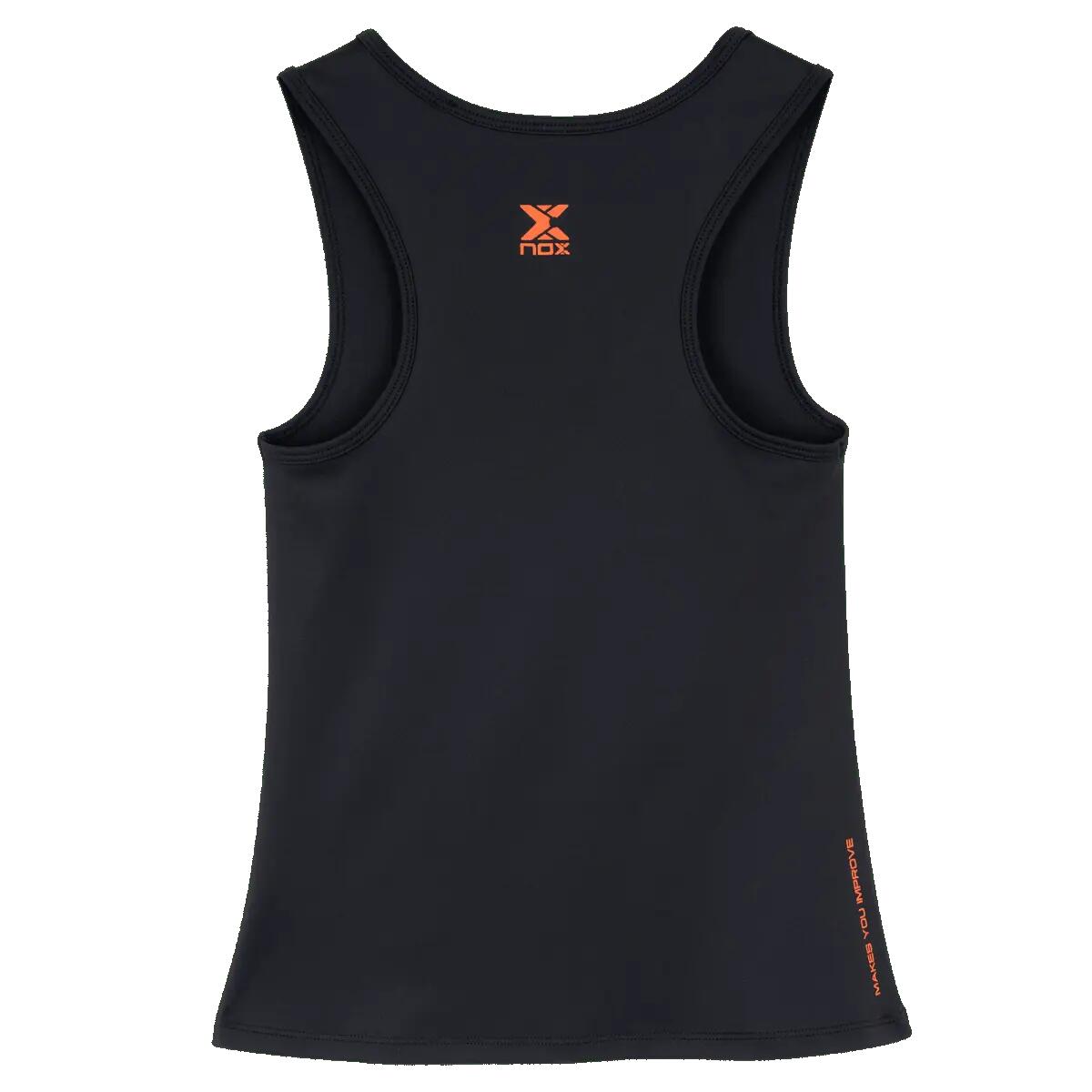 Camisola de Alças de Menina TEAM Preta 4/5