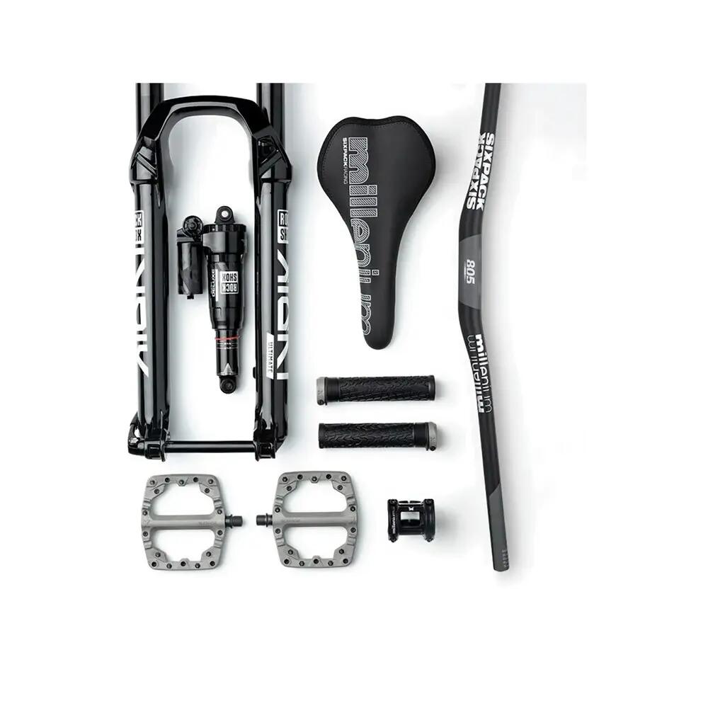 Pédales de vélo Sixpack Racing Kamikaze 370g Gris 2/3