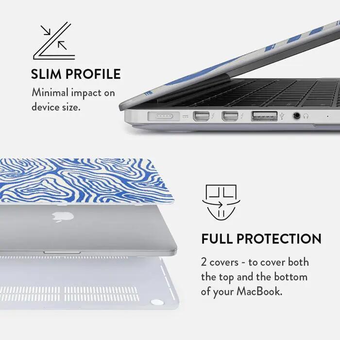 Capa rígida - MacBook Pro 14 - Seven Seas - azul 2/4