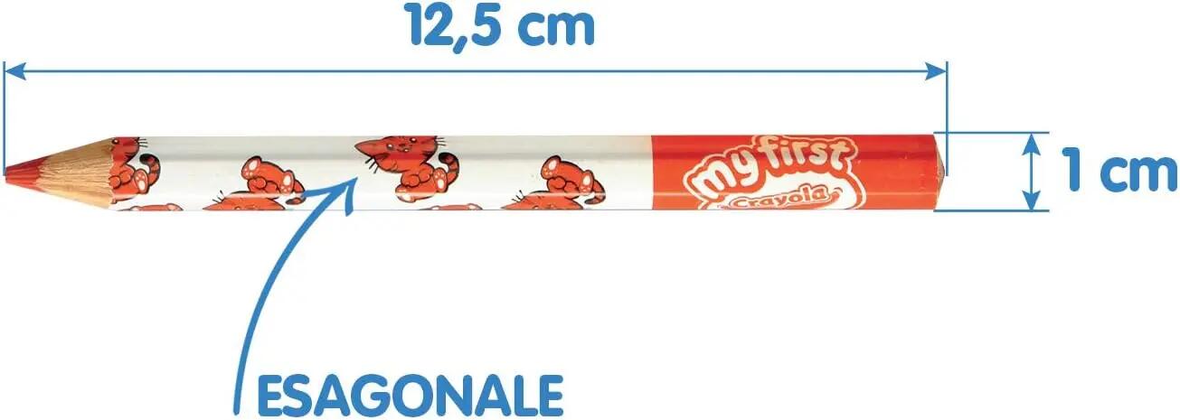 Lápis de colorir maxi Crayola Mini Kids, 8 unidades 7/10