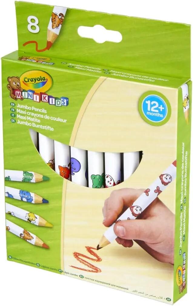 Lápis de colorir maxi Crayola Mini Kids, 8 unidades 5/10