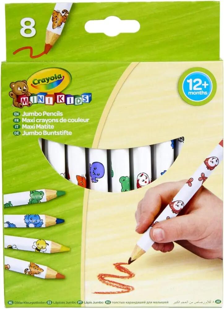 Lápis de colorir maxi Crayola Mini Kids, 8 unidades 2/10