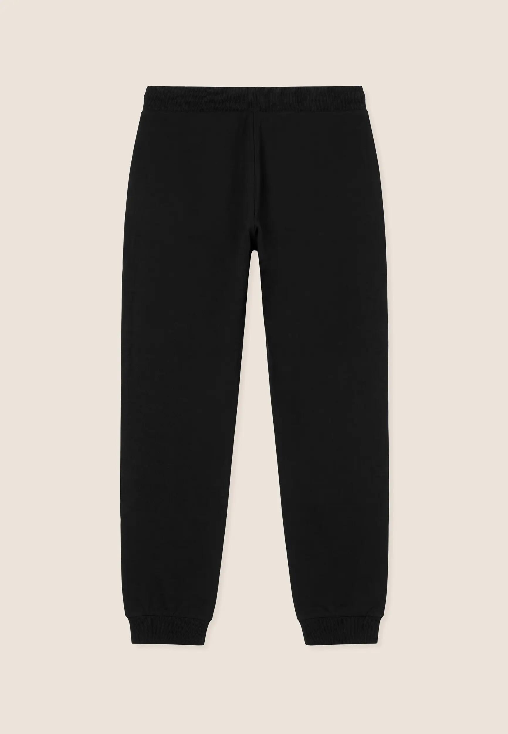 Pantalon de jogging pour femmes avec bandes nacrées et bas côtelé 2/3