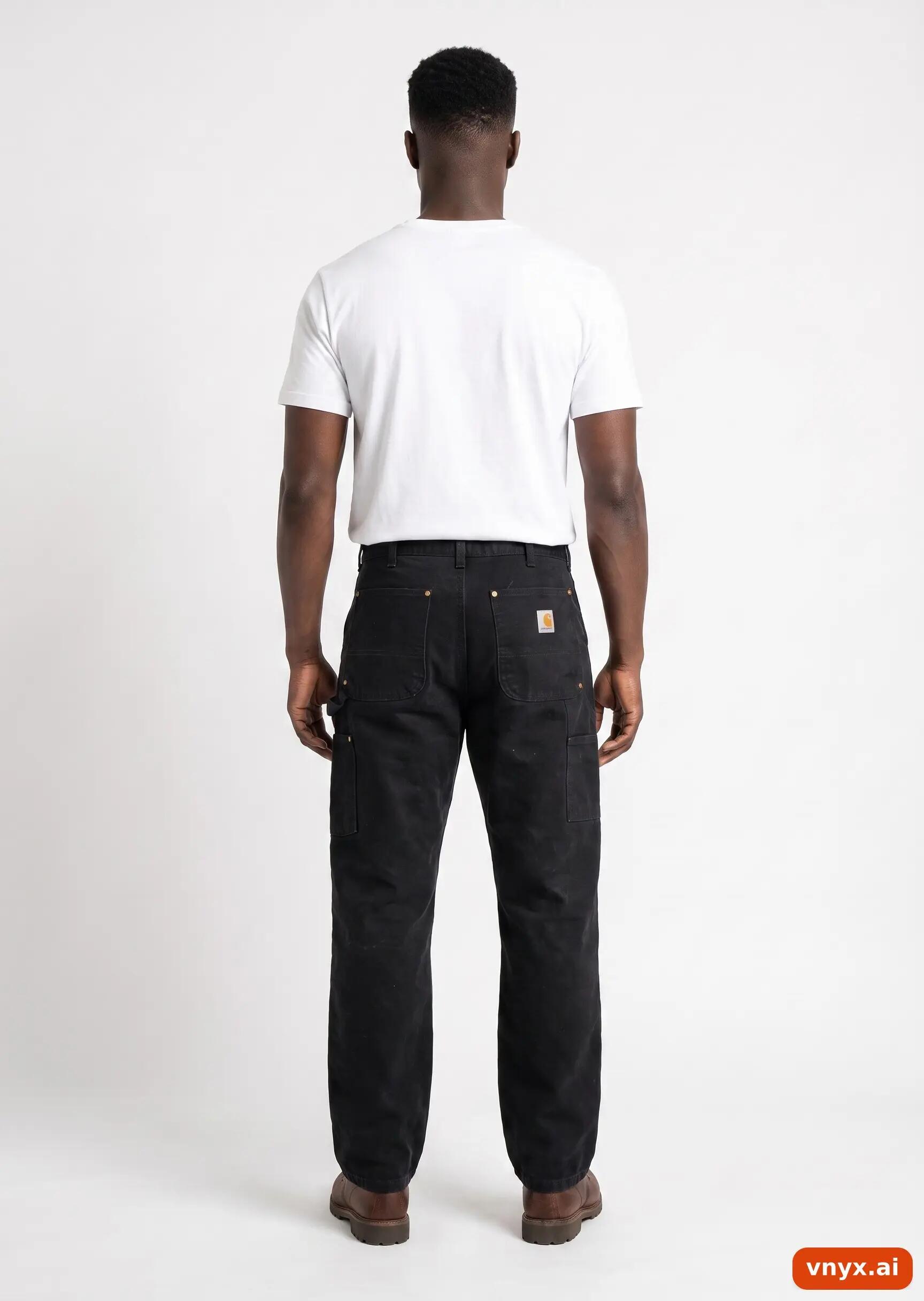 Second Life - Vintage Carhartt Black Trousers Men 30 31 4/5