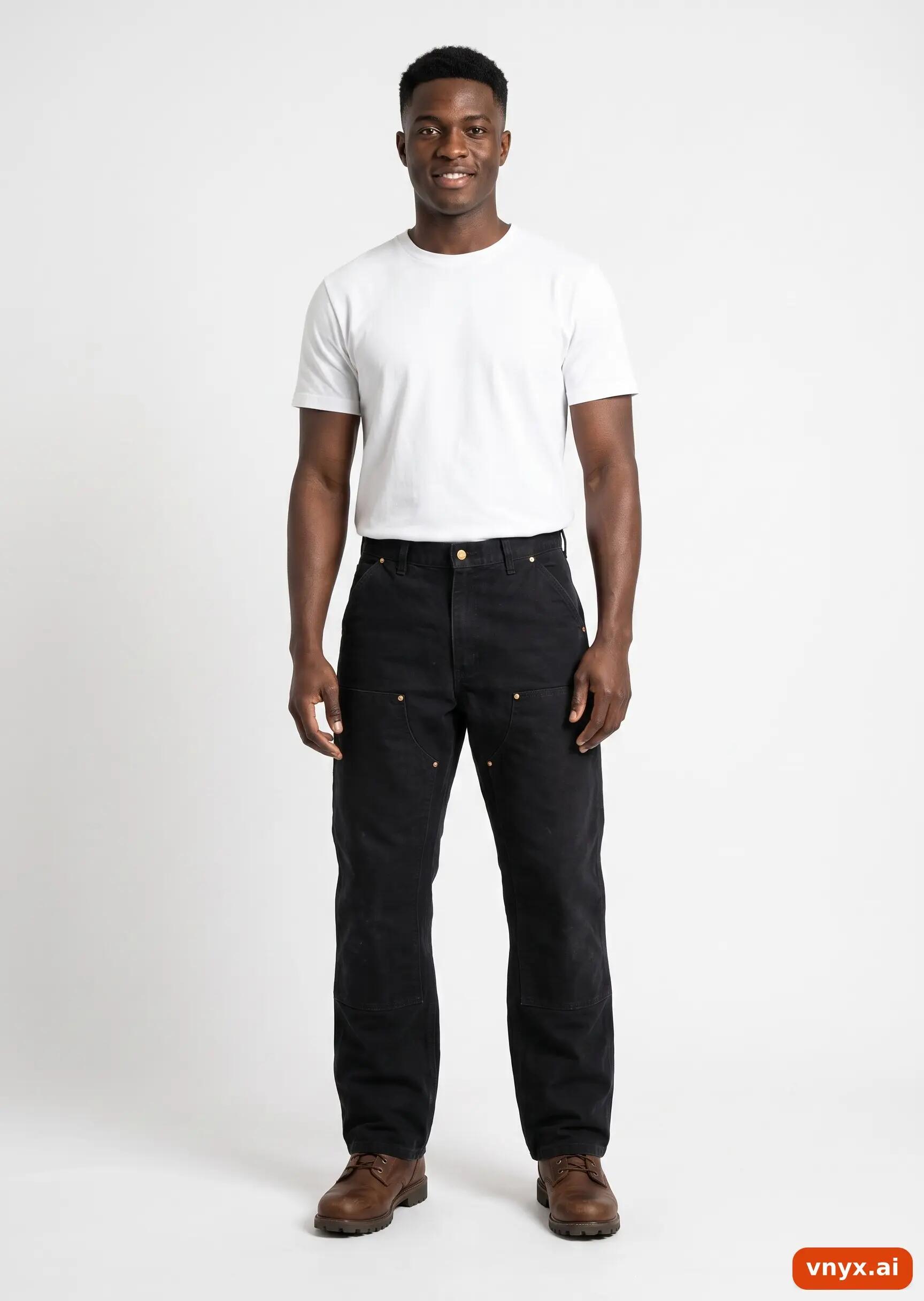 Second Life - Vintage Carhartt Black Trousers Men 30 31 3/5