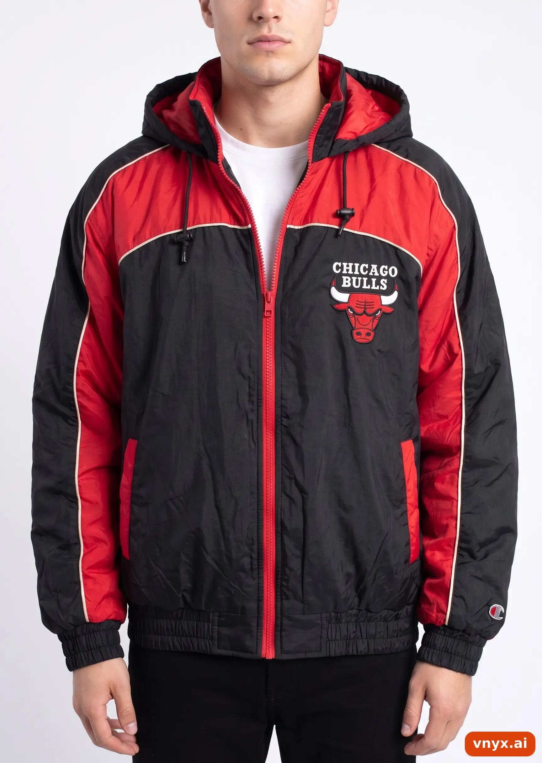 Second Life - Vintage NHL Black-Red Sports Jacket Men L 5/5