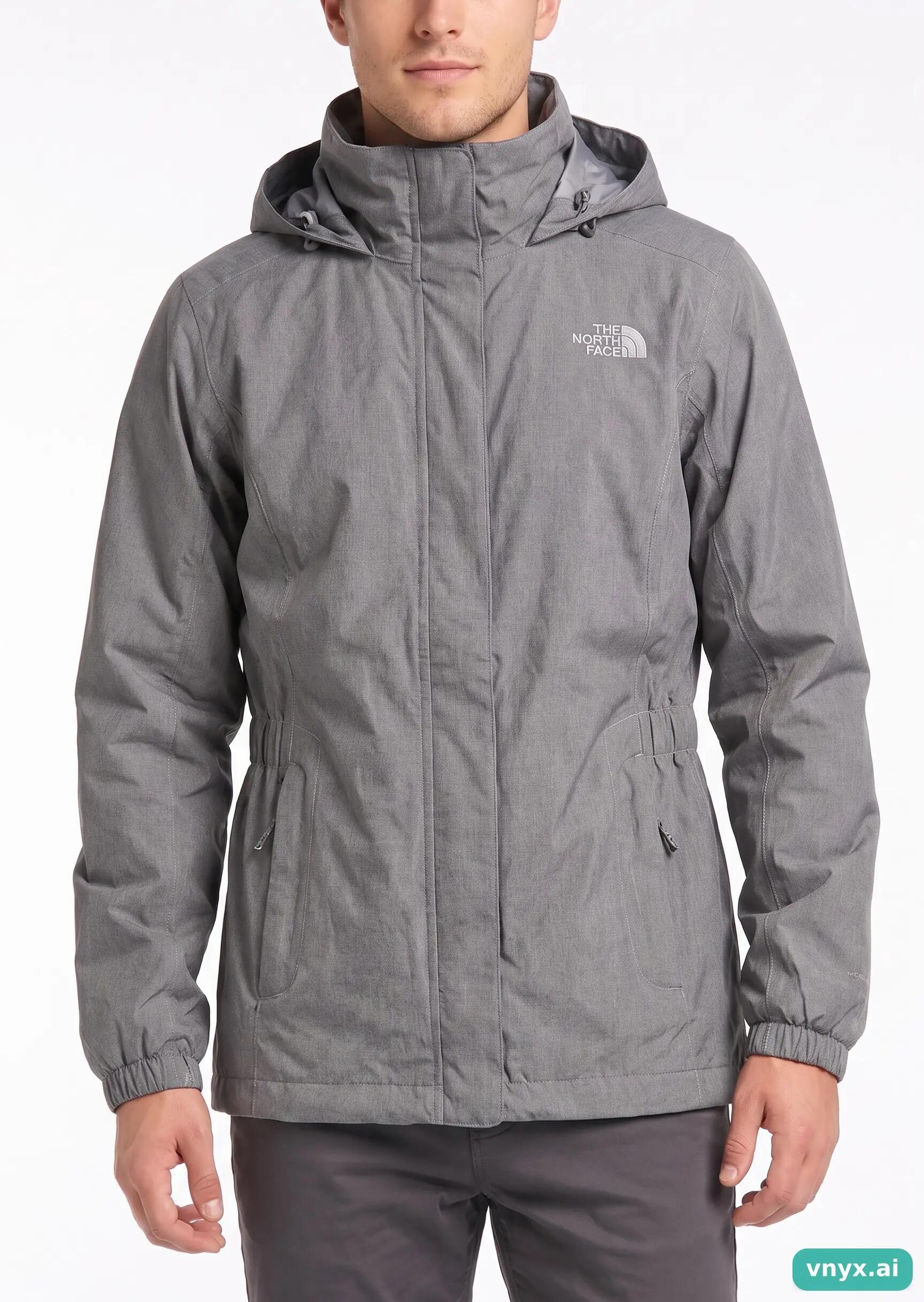 Second Life - Vintage The North Face Grey Outdoor Jacket Men 5/5
