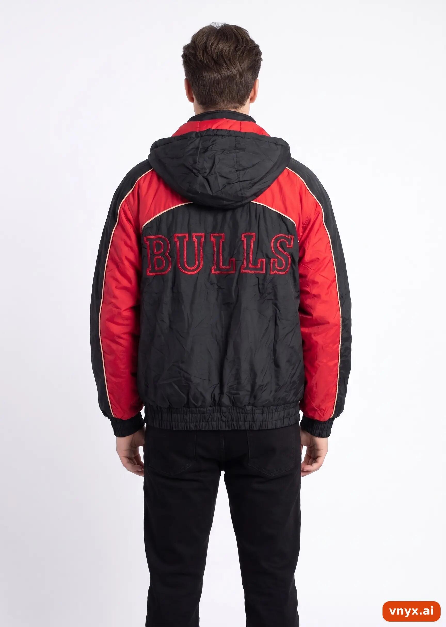 Second Life - Vintage NHL Black-Red Sports Jacket Men L 2/5