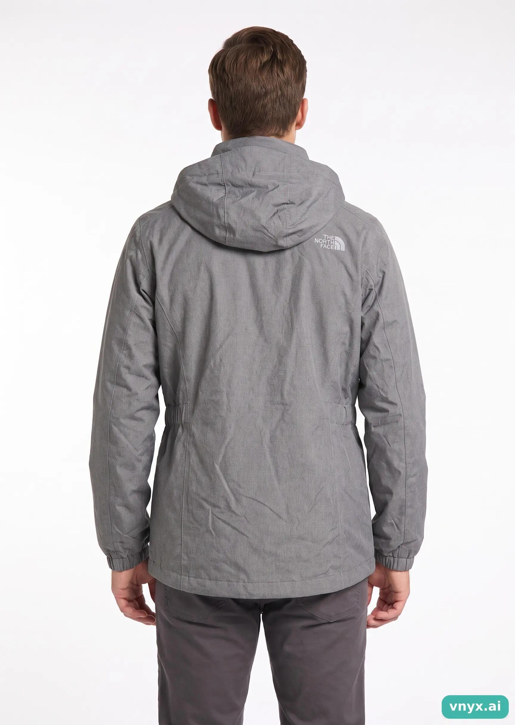 Second Life - Vintage The North Face Grey Outdoor Jacket Men 2/5