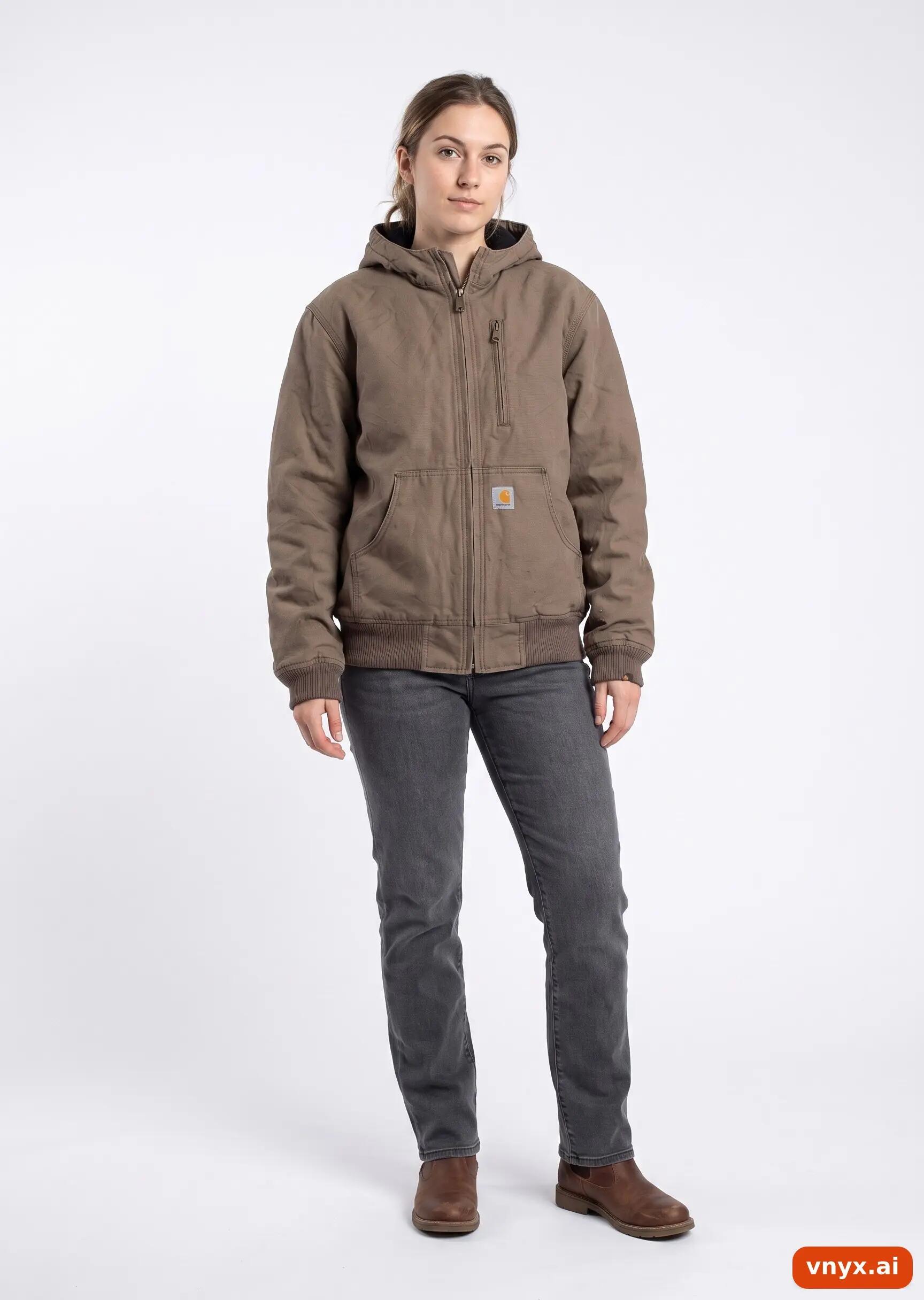 Second Life - Vintage Carhartt Rich Brown Outdoor Jacket Women S 3/5