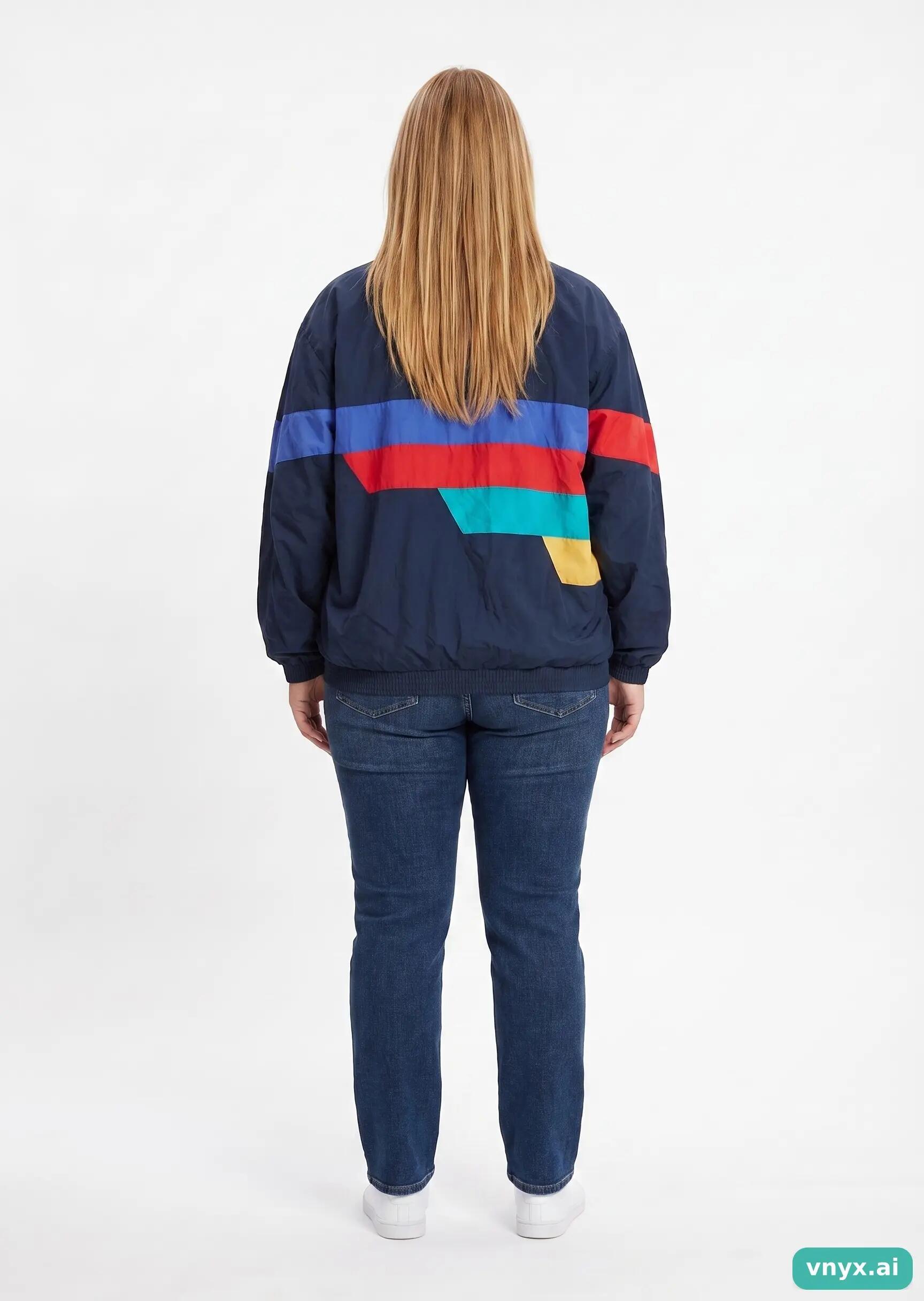 Second Life - Vintage Adidas Windbreaker in Navy Blue size XXL 4/5