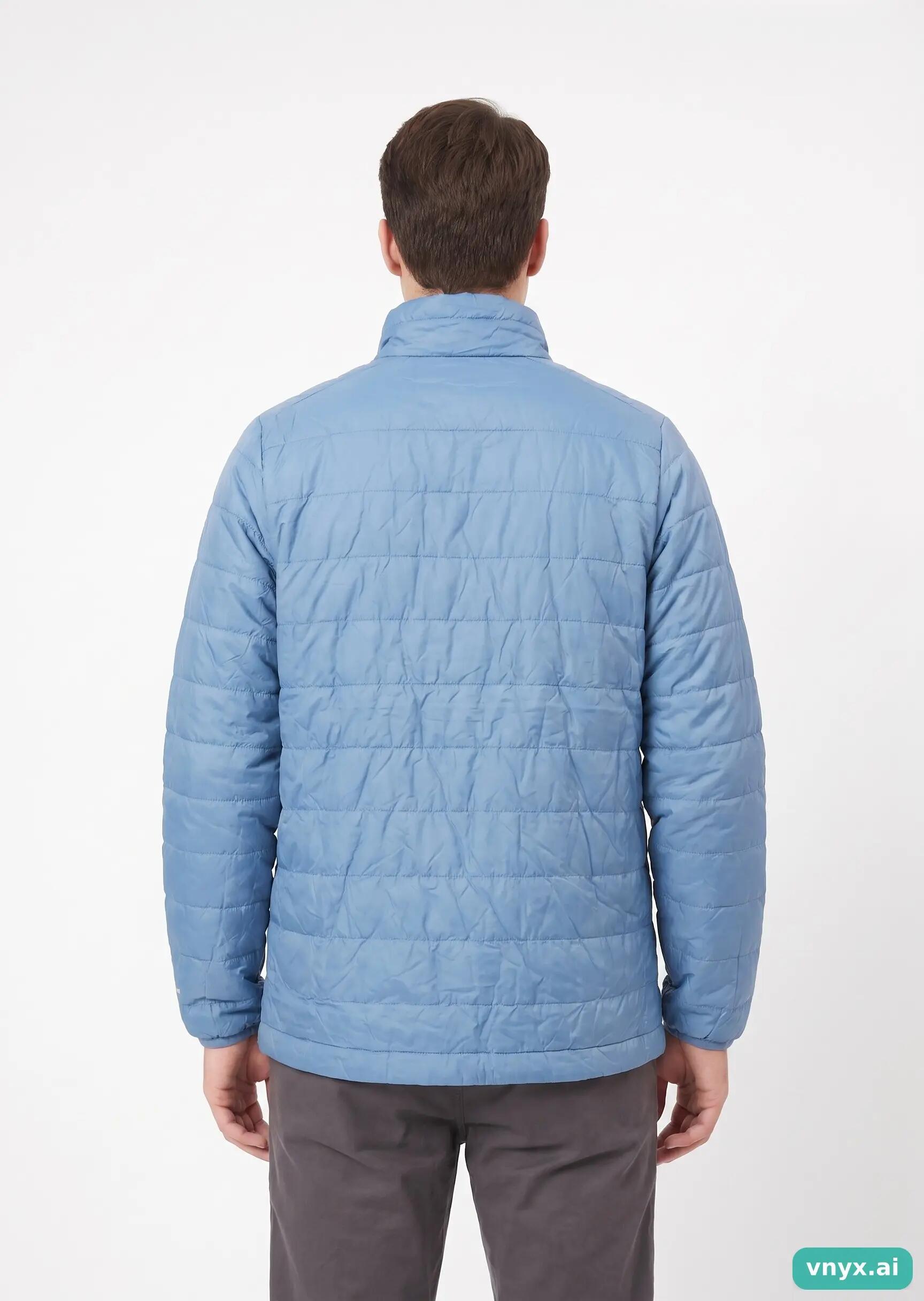Second Life - Vintage Columbia Sportswear Sky Blue Puffer Jacket Men M 2/5