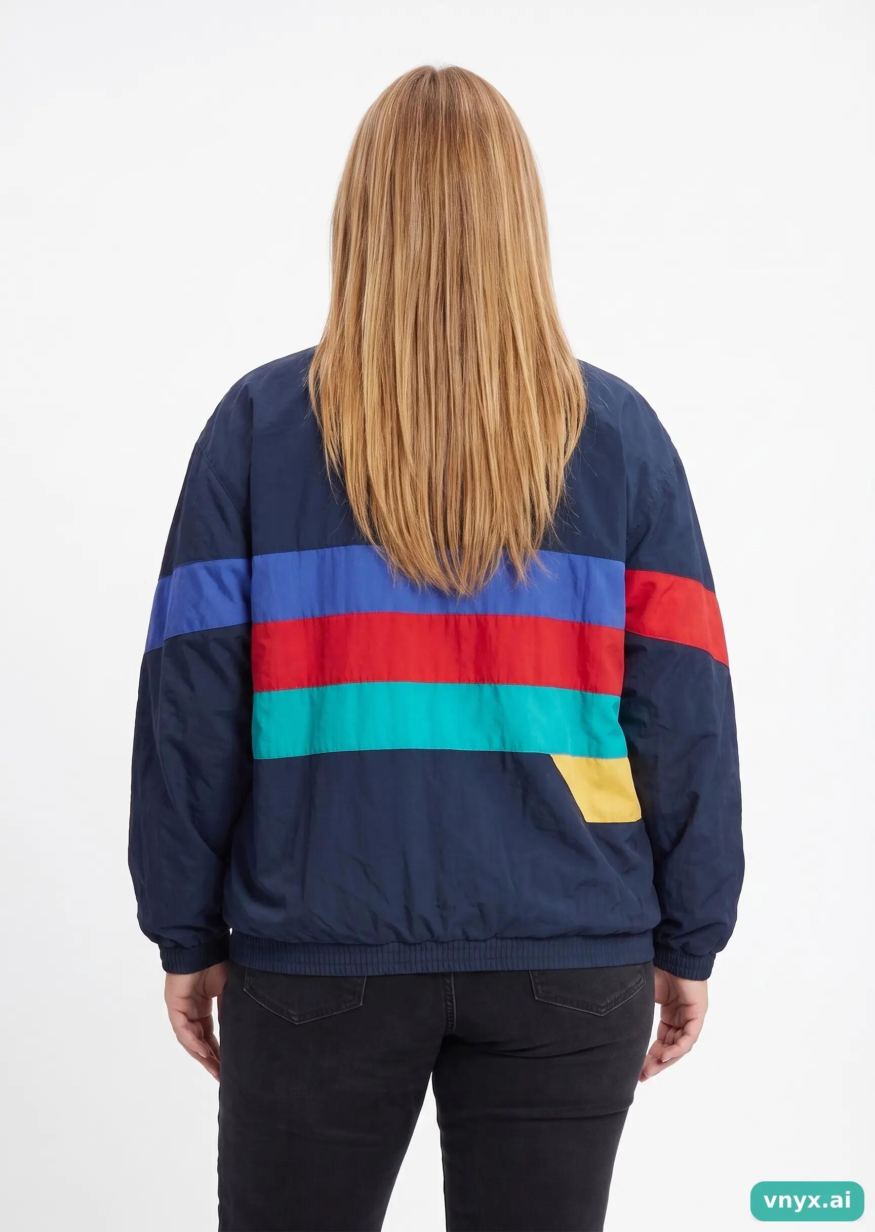 Second Life - Vintage Adidas Windbreaker in Navy Blue size XXL 2/5