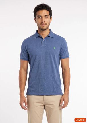 Second Life - Vintage POLO RALPH LAUREN Blue Polo Shirt Men M