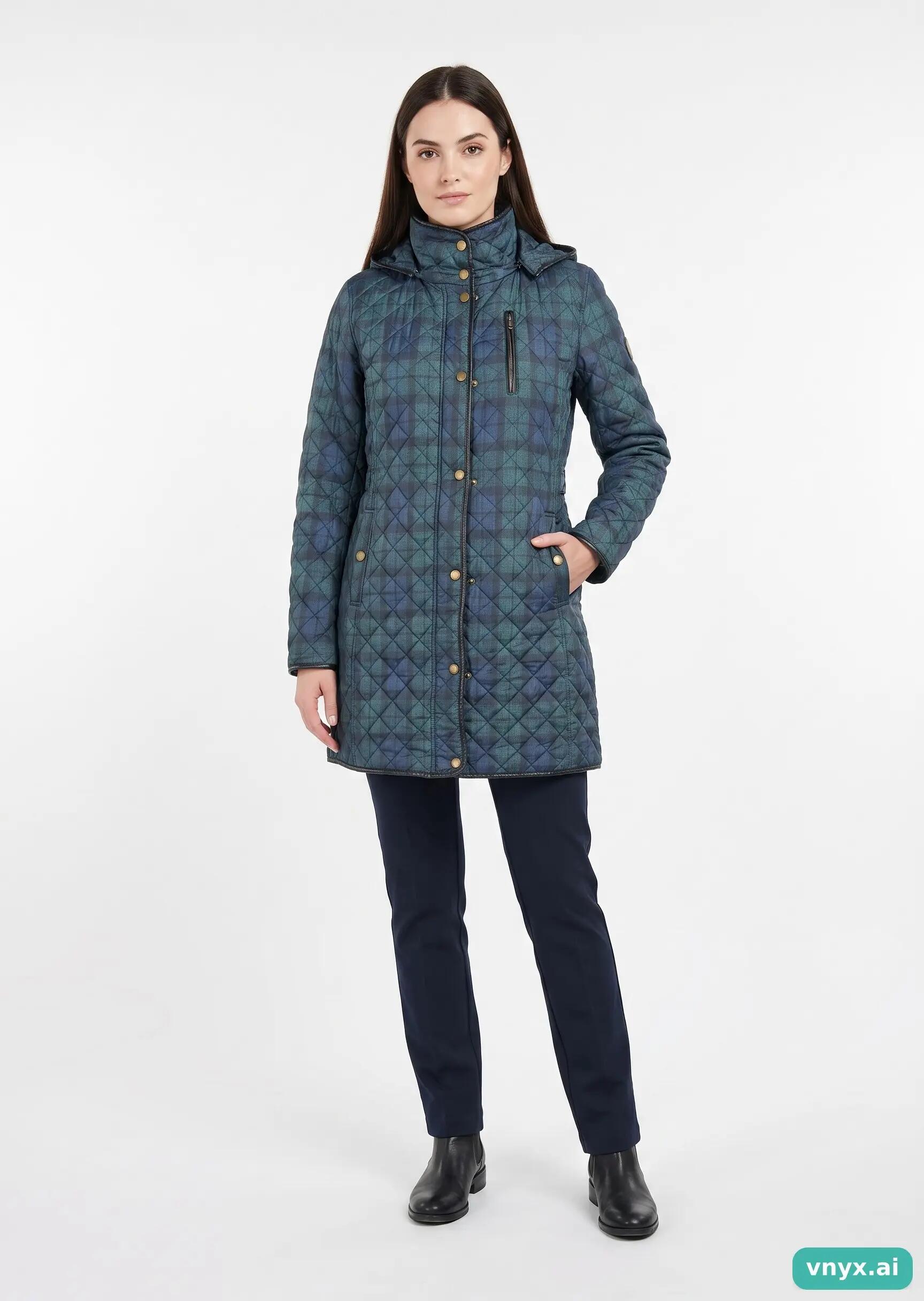 Second Life - Lauren Ralph Lauren Long Coat in Dark Green size M 3/5