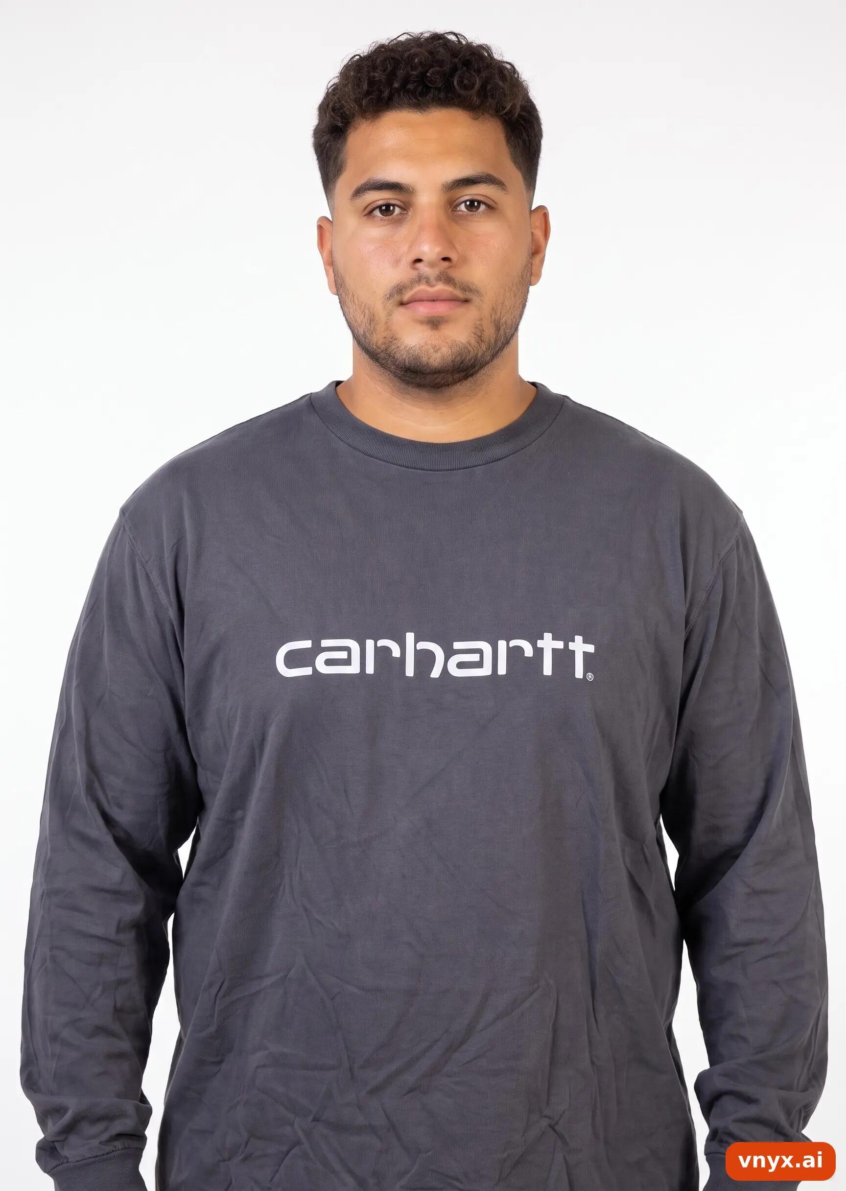 Second Life - Vintage Carhartt Charcoal Long Sleeve Men XL 5/5