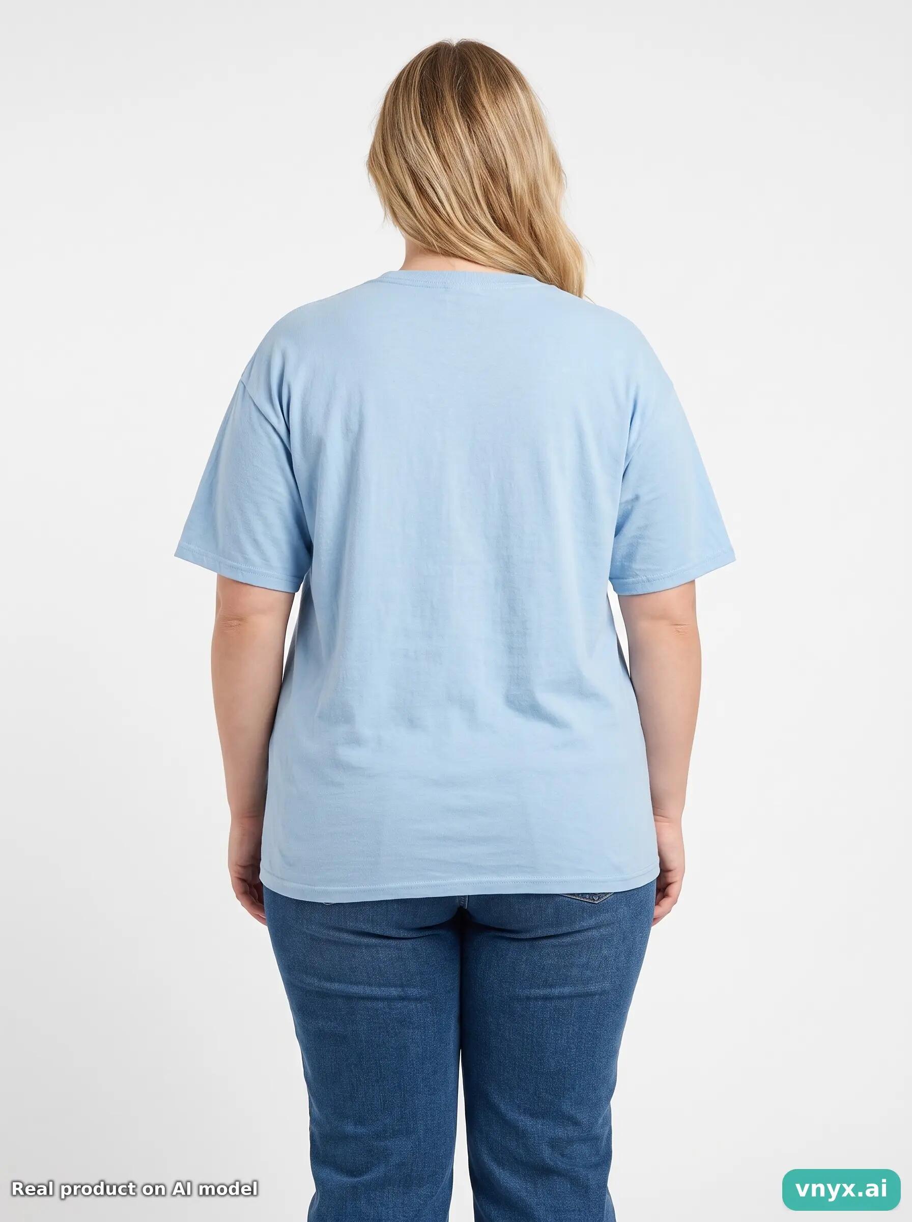 Second Life - Vintage Gildan Sky Blue T-Shirt Women XL 5/5