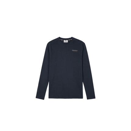 T-shirt à manches longues pour hommes coupe classique en coton