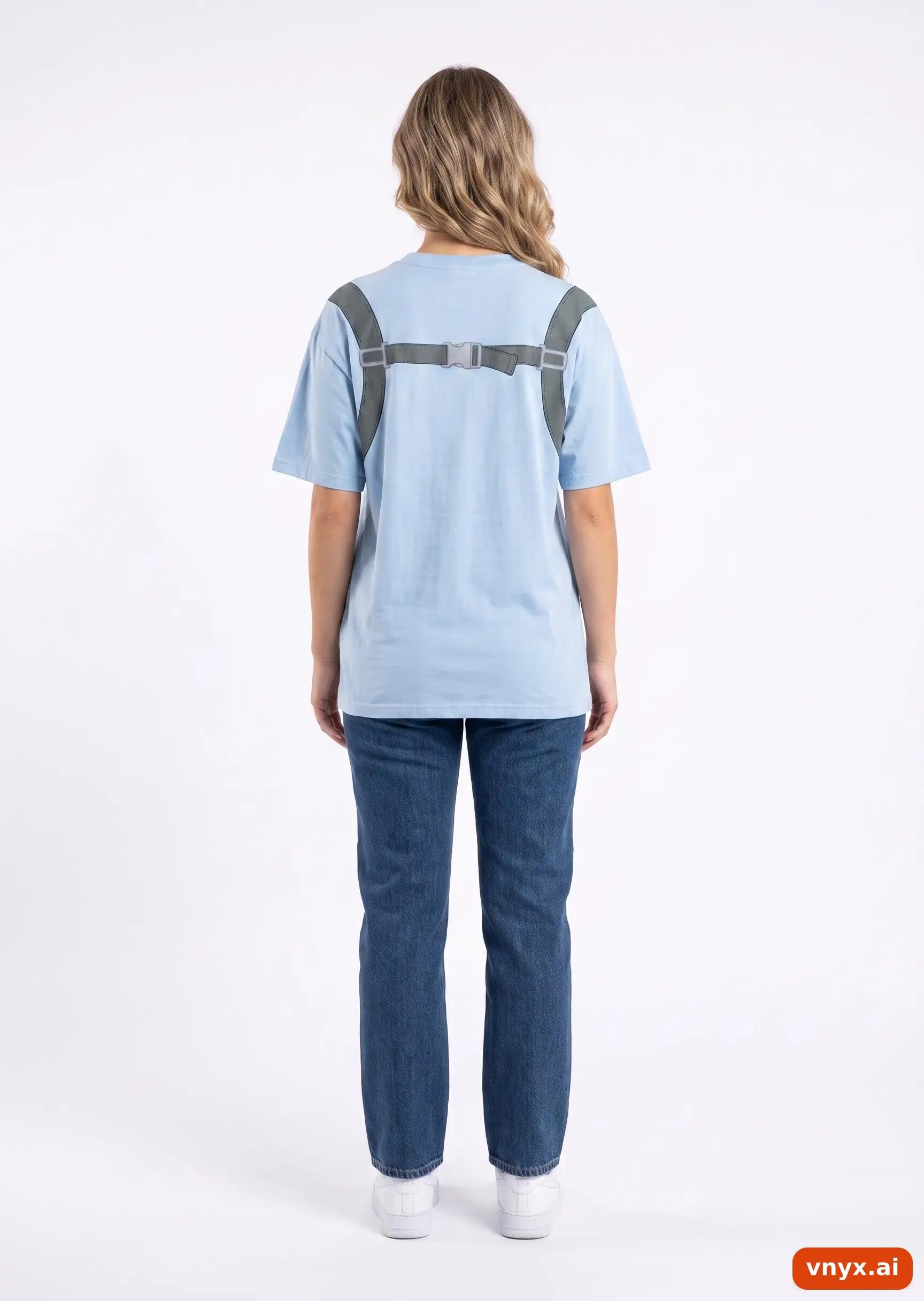 Second Life - Vintage Gildan Sky Blue T-Shirt Women XL 3/5