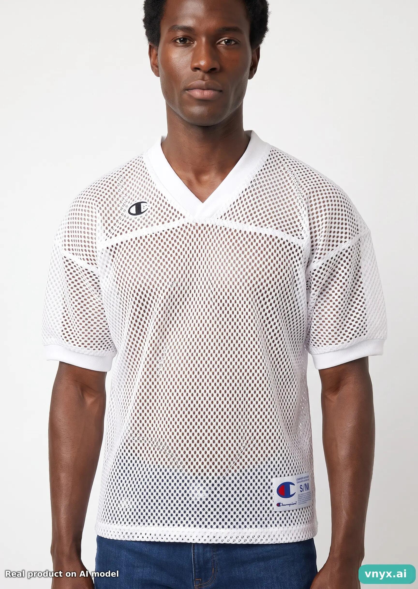 Second Life - Vintage Champion White Sports T-shirt Men S 5/5