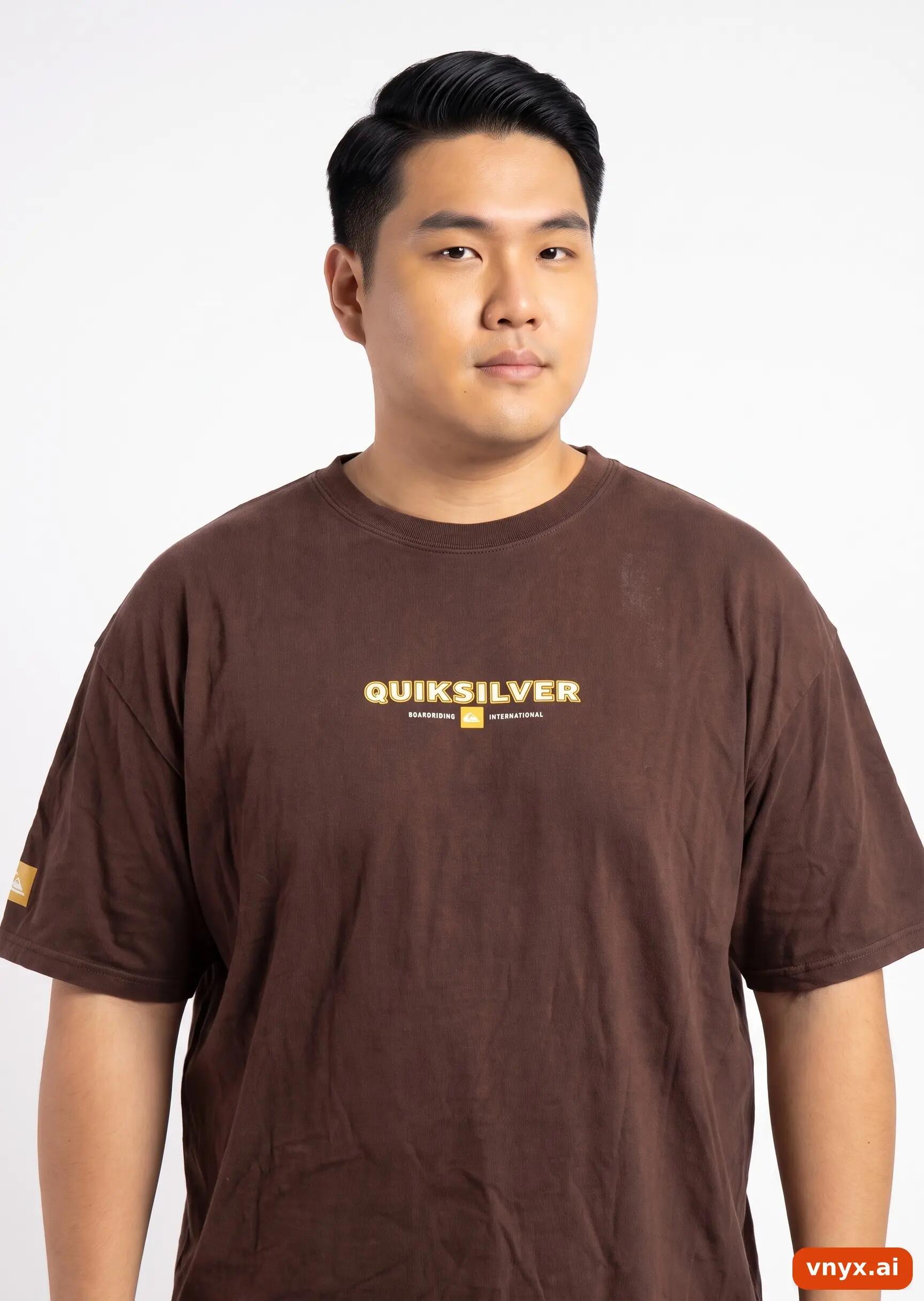 Second Life - Vintage Quiksilver Brown T-Shirt Men XXL 5/5