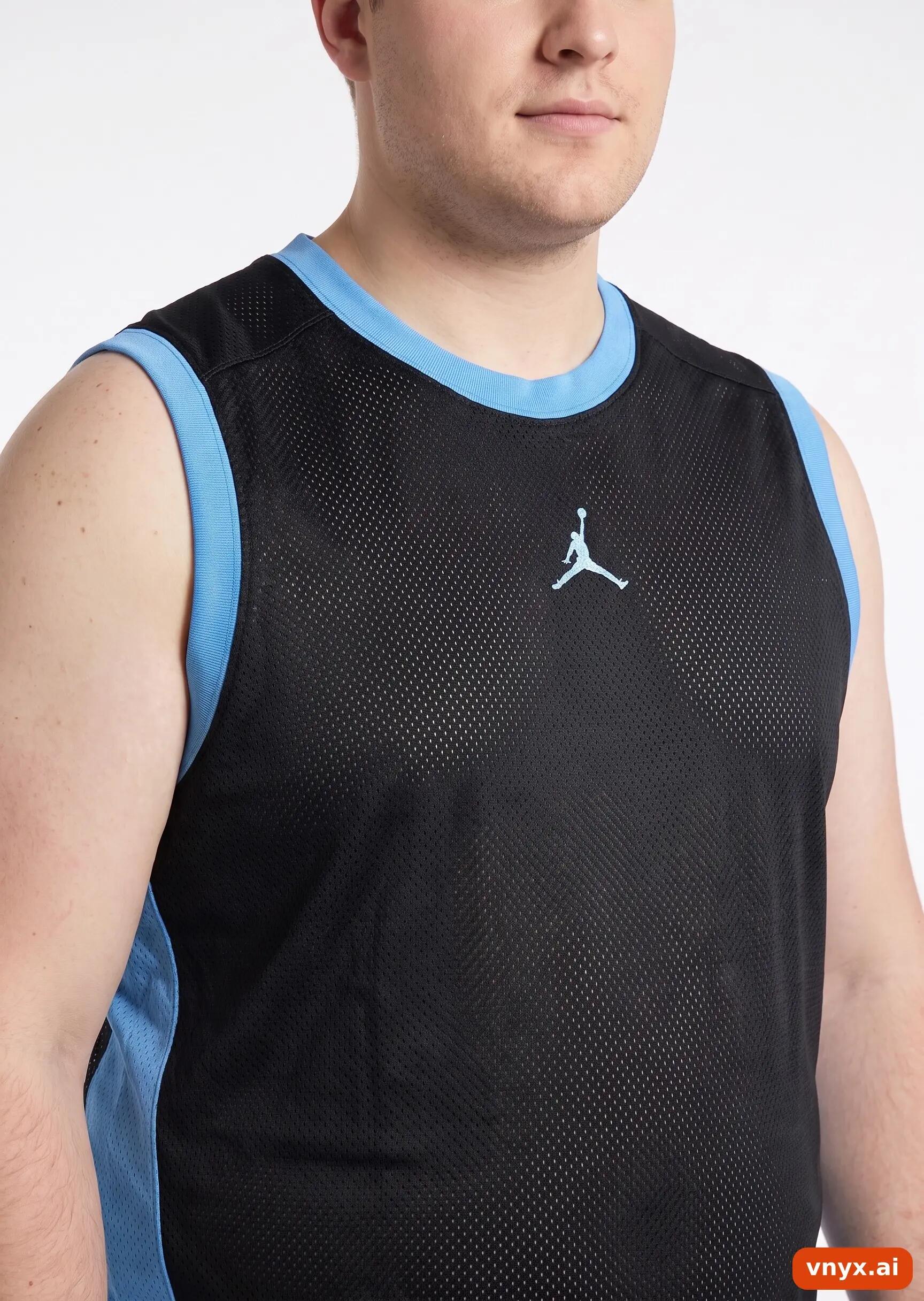 Second Life - Vintage Air Jordan Dark Blue Tank Top Men XXL 5/5
