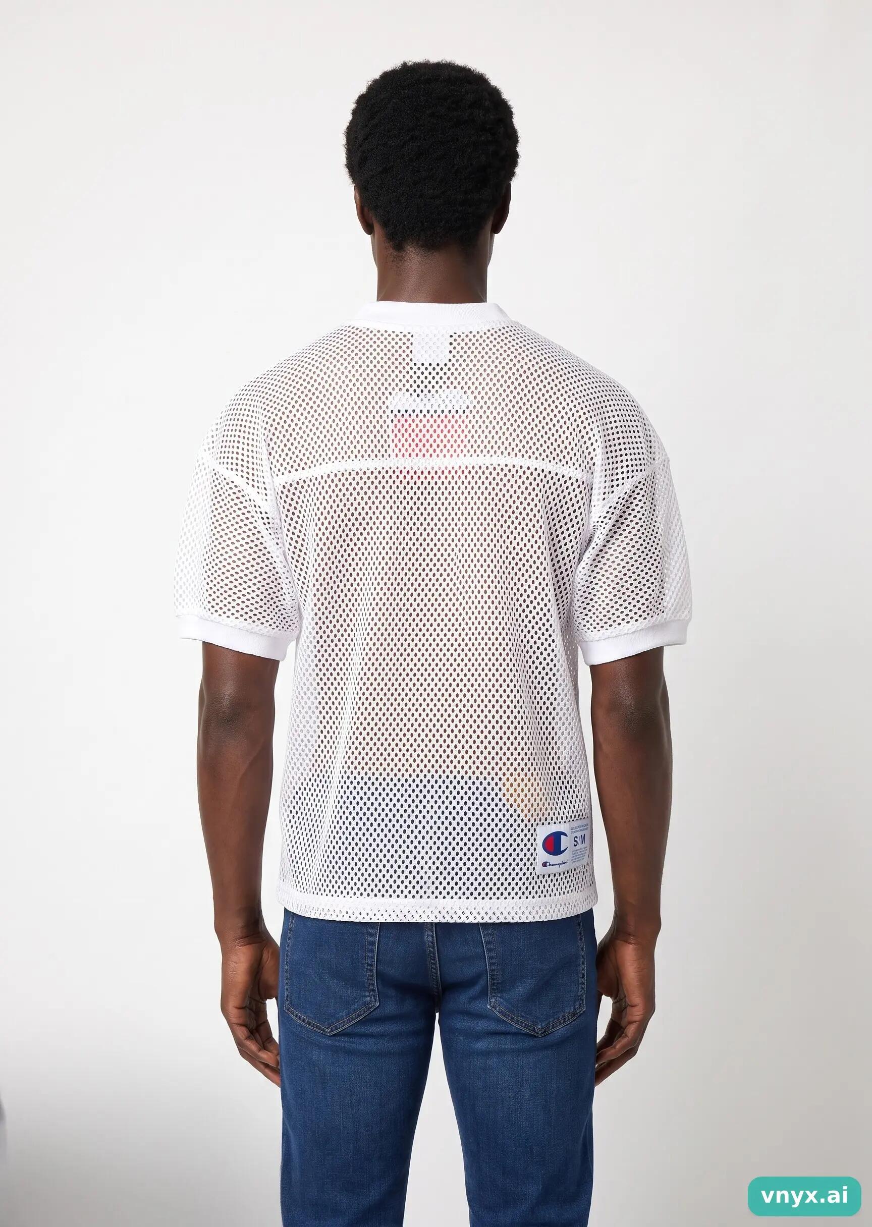 Second Life - Vintage Champion White Sports T-shirt Men S 2/5