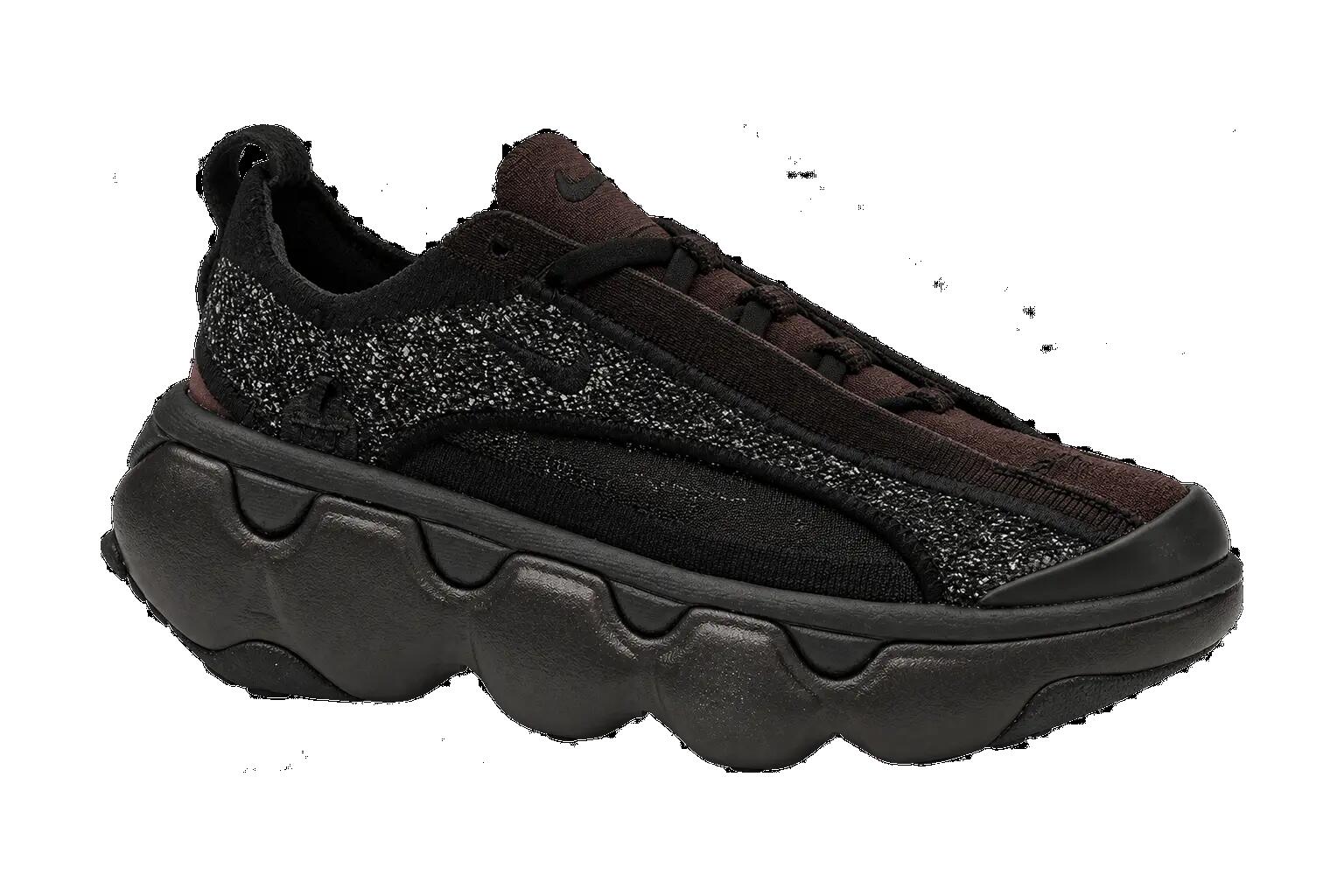 Nike Women's Flyknit Bloom Sneakers, Black/Velvet Brown/Cocoa Wow 1/1