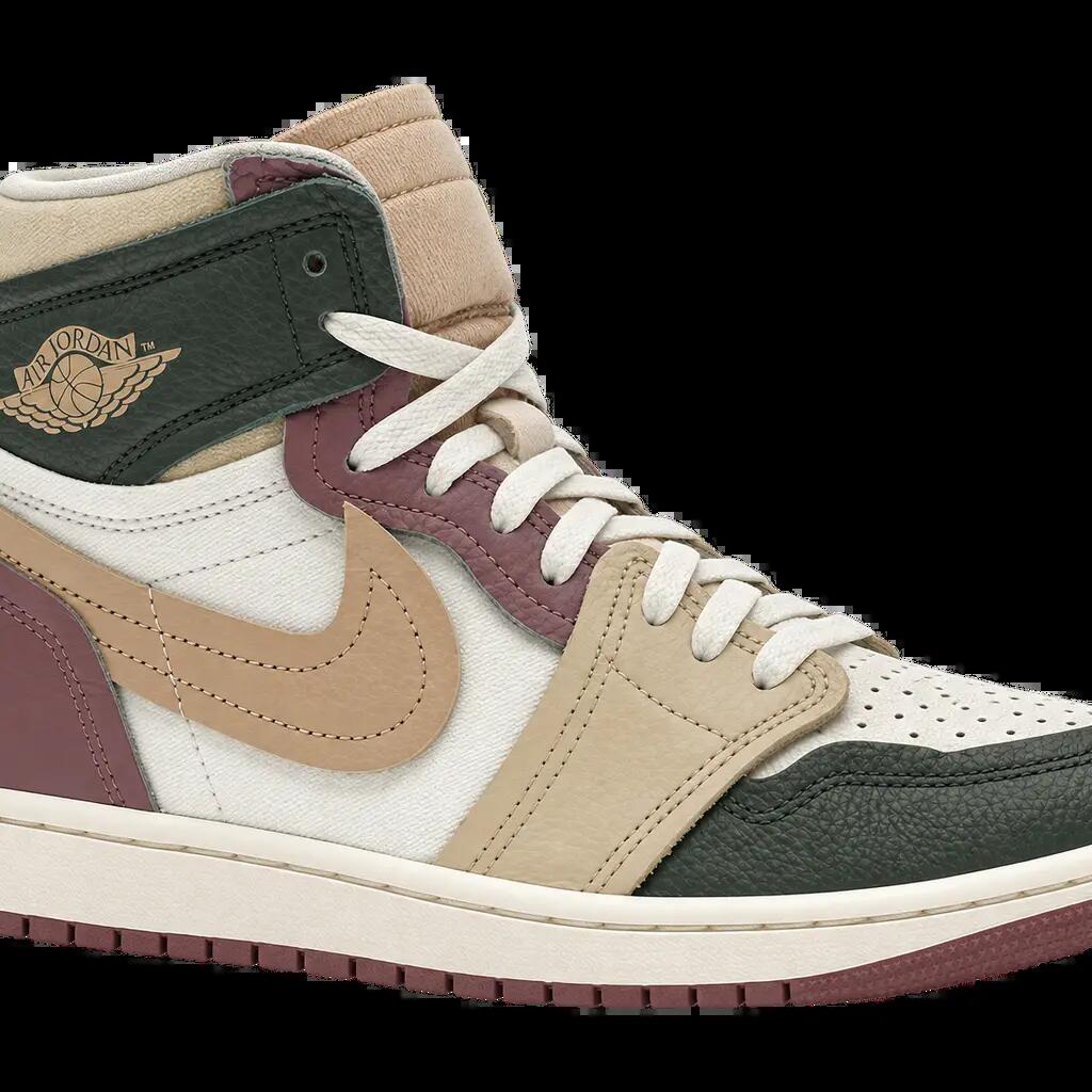 Dámske vysoké tenisky - Jordan 1 High - Galactic Jade, Desert, Sail