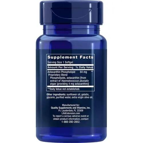 Zioła Wyciągi Ekstrakty Odporność Astaxanthin With Phospholipids 30 szt 2/2