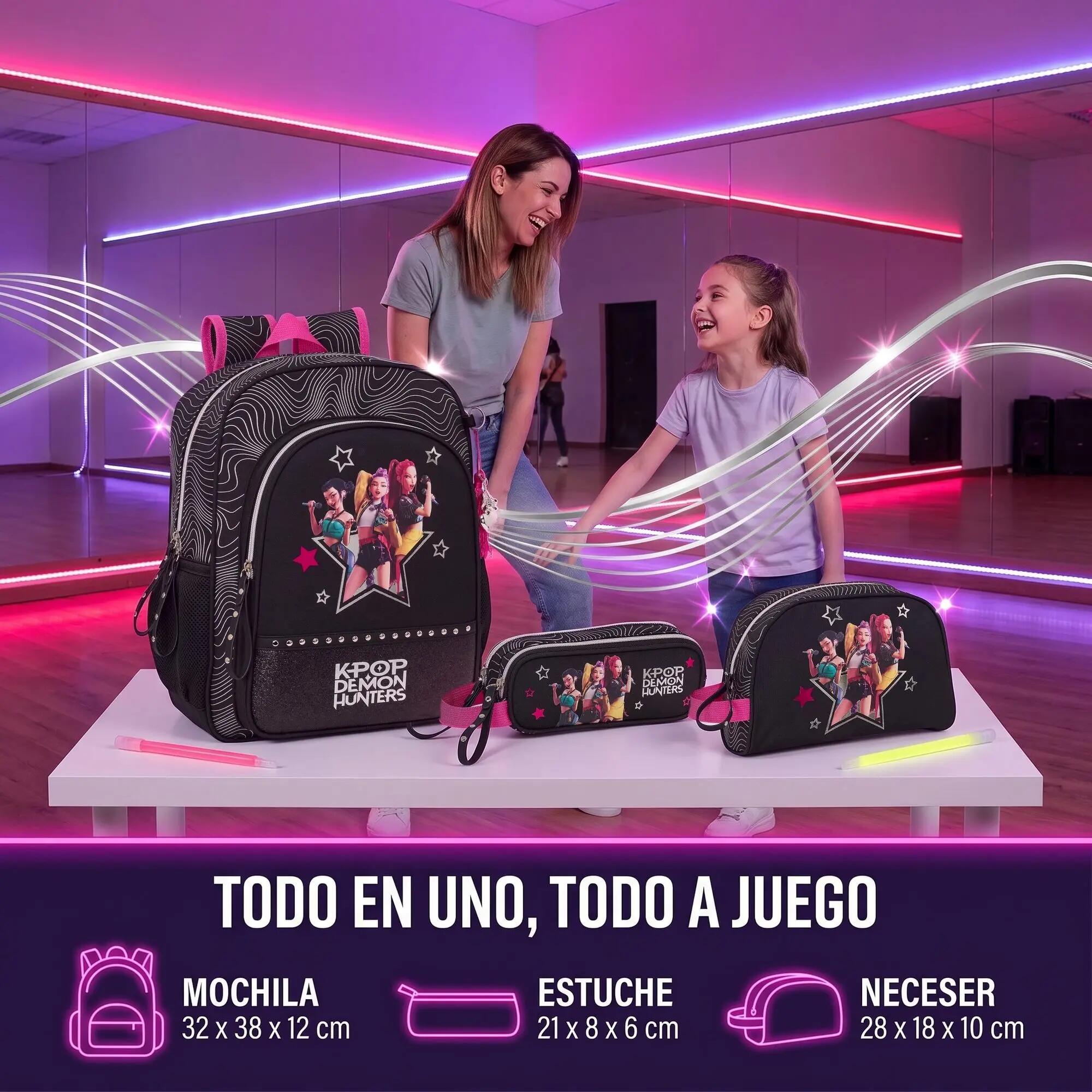 Set K-Pop Demon Hunters Energy: Zaino, Astuccio e Beauty Case 6/6