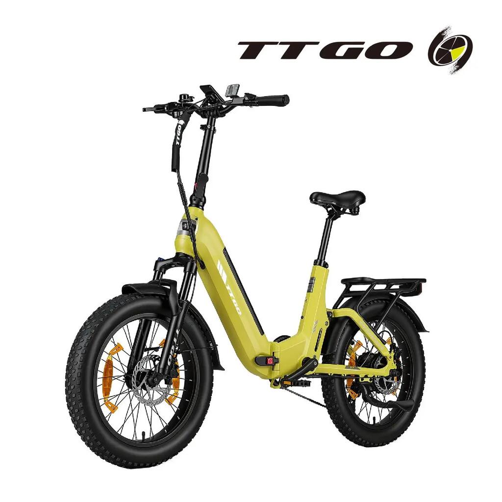 TTGO F7 Elektrický bicykel, 20" pneumatiky, 48V 15AH batéria, 250W, 70NM