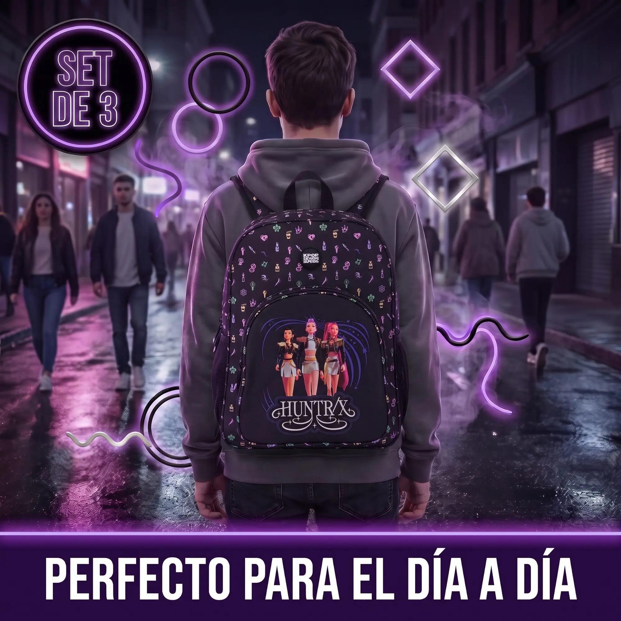 Set K-Pop Demon Hunters Sound: Zaino, Astuccio e Portafoglio 5/6