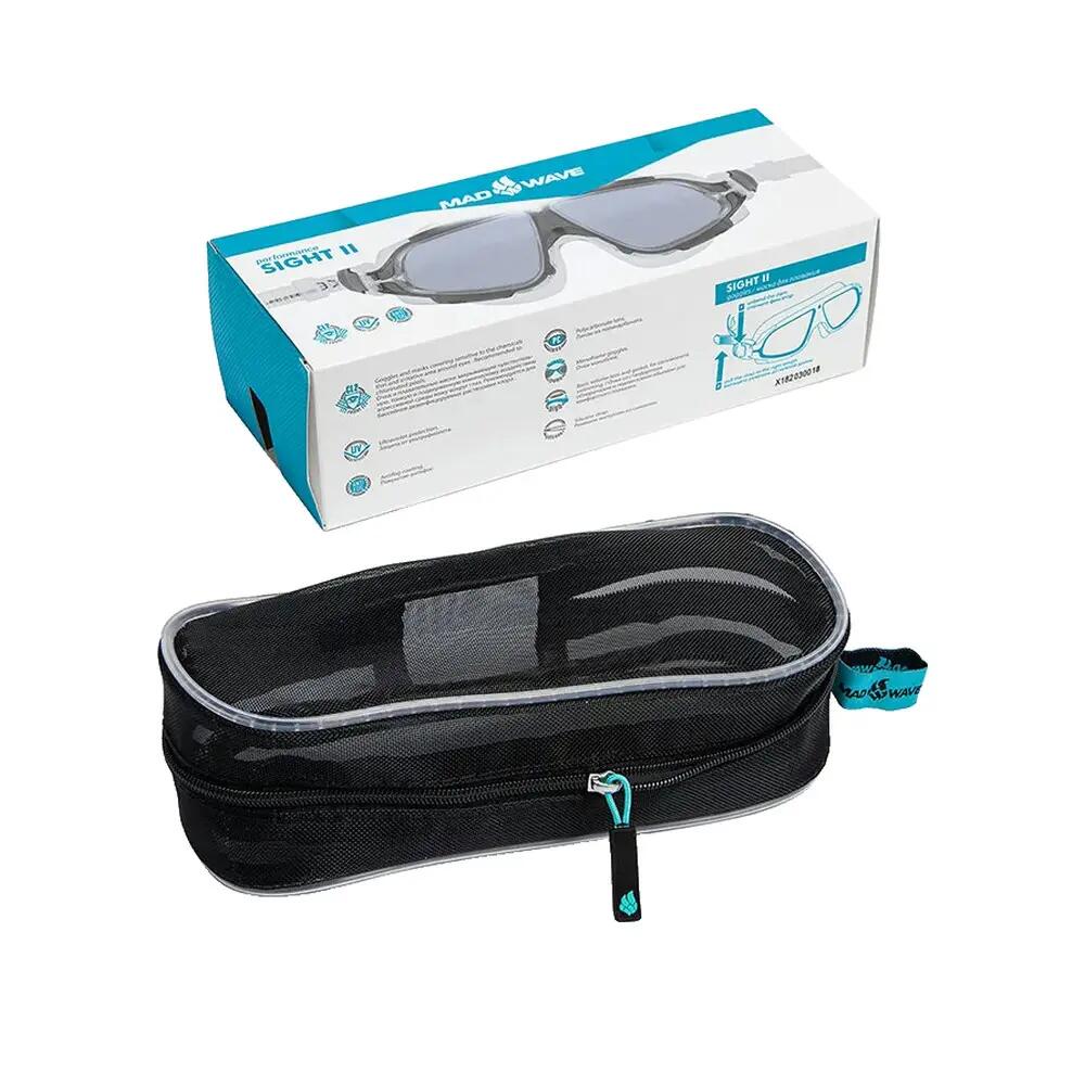Lunettes de natation Mad Wave Sight II Silicone Grigio 4/5