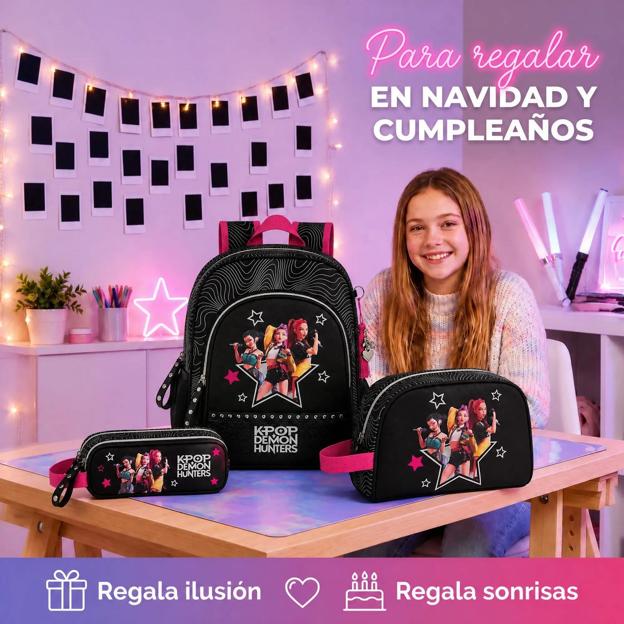 Set K-Pop Demon Hunters Energy: Zaino, Astuccio e Beauty Case 4/6
