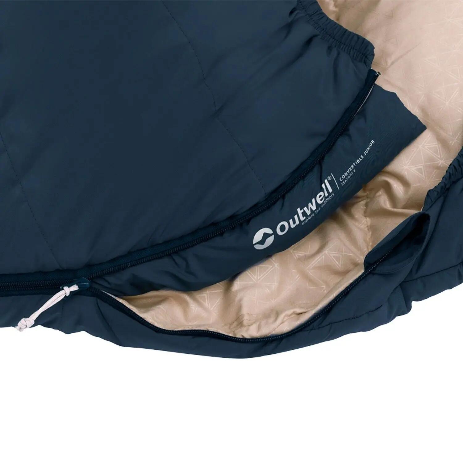 Śpiwór dla dziecka Outwell Convertible Junior (120-150 cm) 9/9
