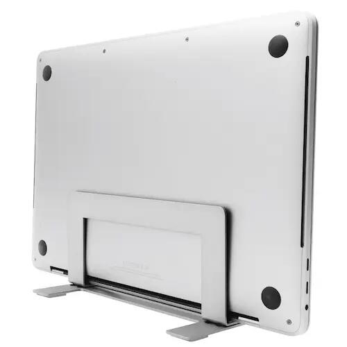 Suporte vertical para portátil Macally - alumínio prateado 8/9
