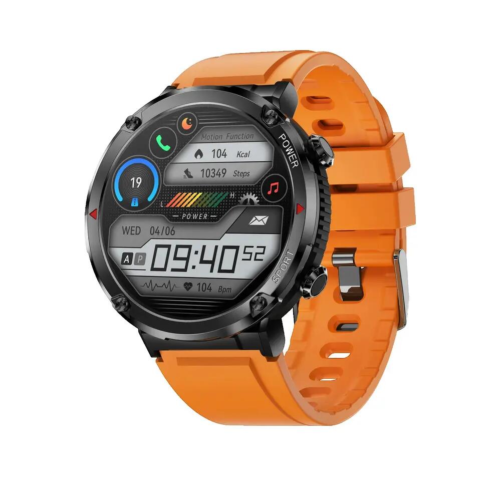 Montre connectée Gravity GT21-2 avec bracelet en silicone noir 2/3