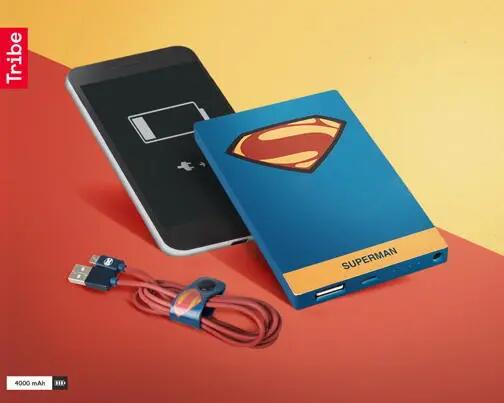 Cabo USB-Lightning - DC Comics Superman - Tribe 3/3