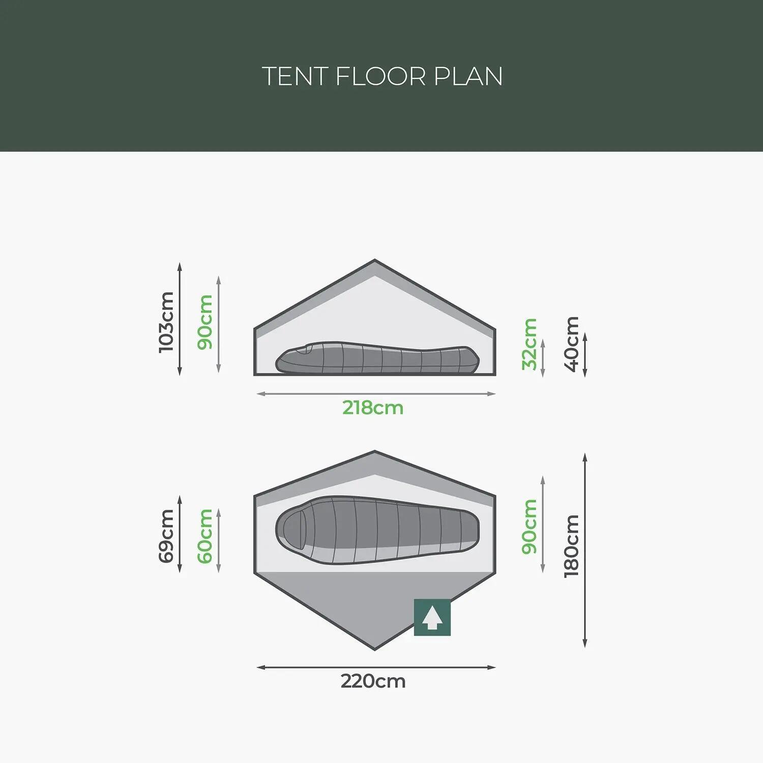 Tent voor 1 persoon Highlander Refuge 8/8