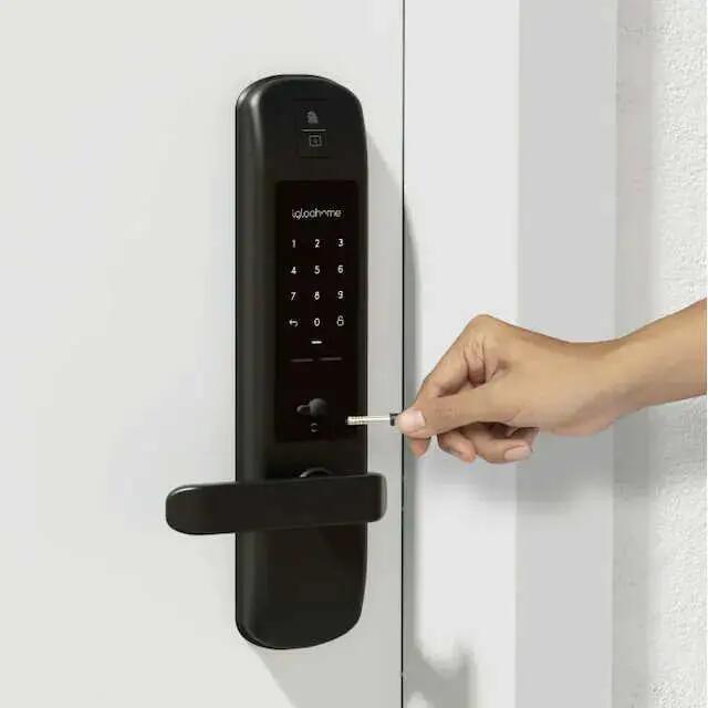 Fechadura inteligente para porta de madeira - igloohome wooden door mortise 2+ 6/6