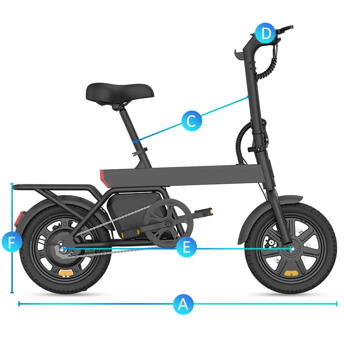REGALANGEL B20 Mini 25km/h 36V 7.8Ah Battery 8/15