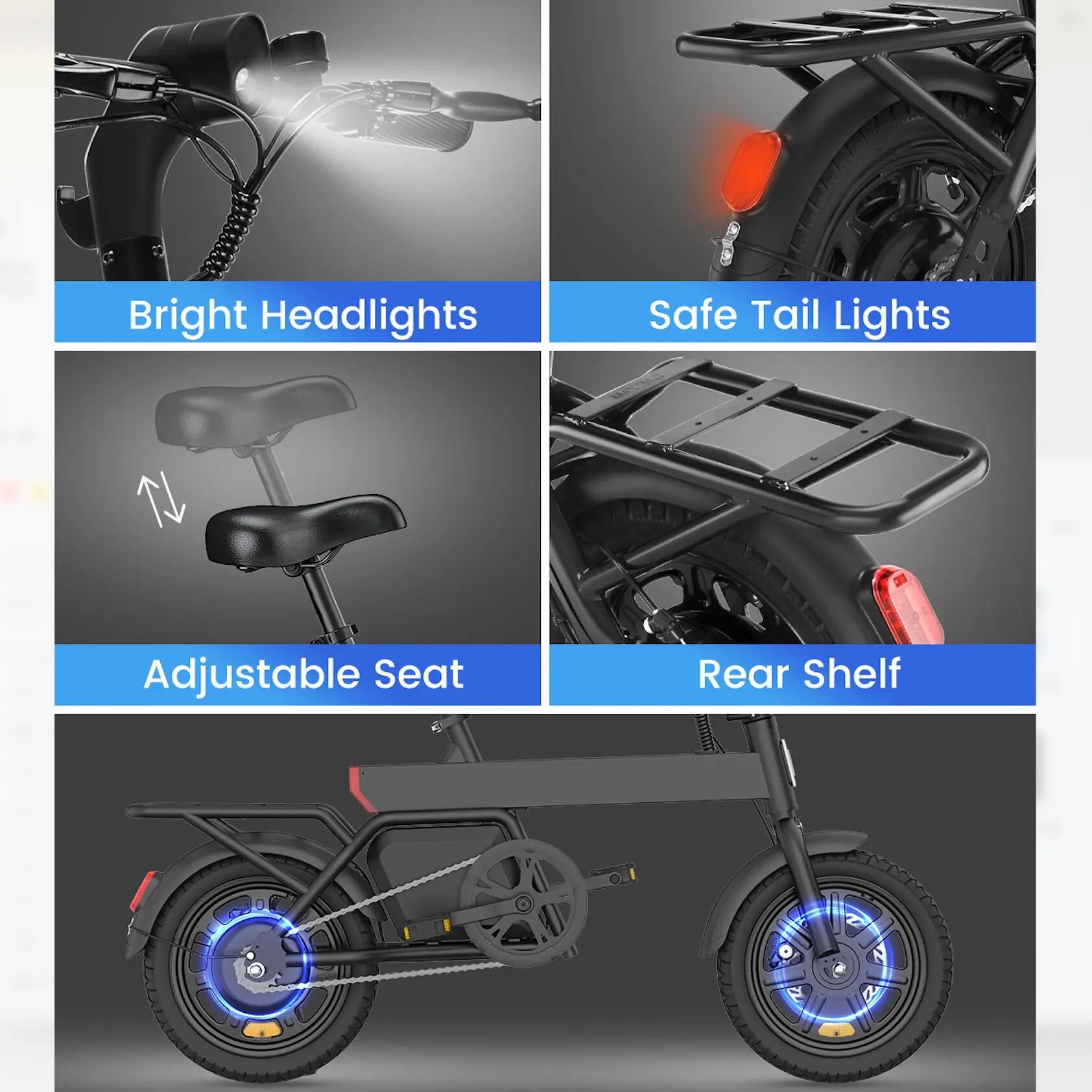 REGALANGEL B20 Mini 25km/h 36V 7.8Ah Battery 7/15