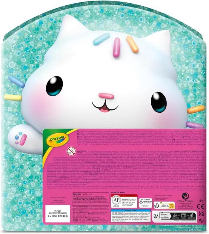 Mala criativa para colorir Gabby's Dollhouse - Crayola 4/5