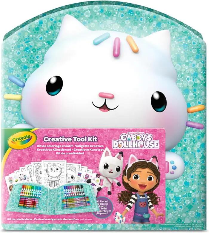 Mala criativa para colorir Gabby's Dollhouse - Crayola 2/5