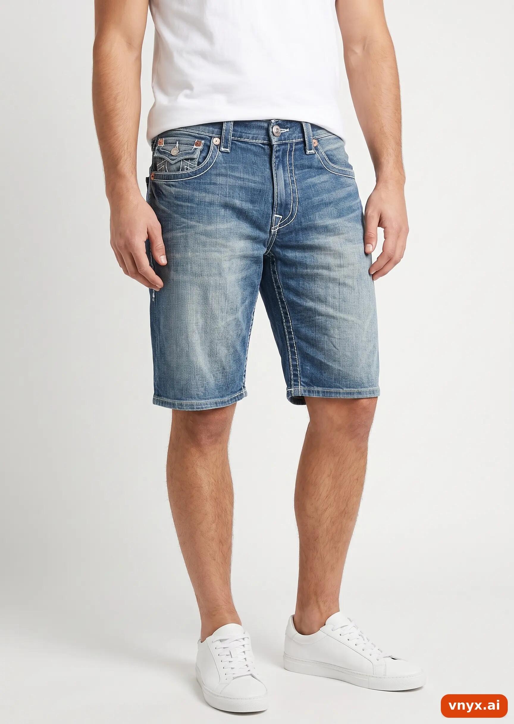 Second Life - Vintage True Religion Navy Shorts Men 46 5/5